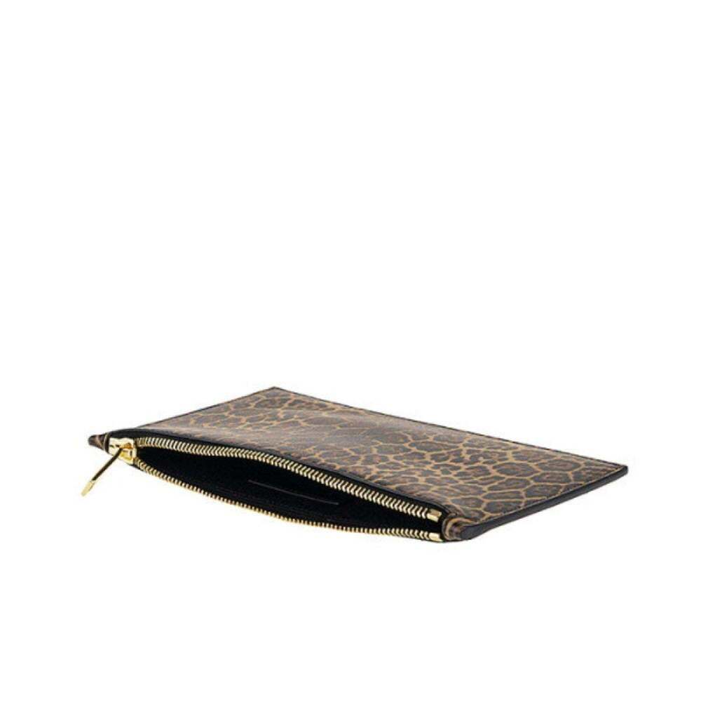 Saint Laurent Leopard Printed Calfskin Leather Small - Picture 3 of 4